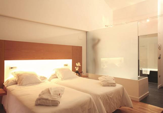 Espaciosas habitaciones en Hotel Tierra de Biescas. Disfrúta con nuestro Spa y Masaje en Huesca